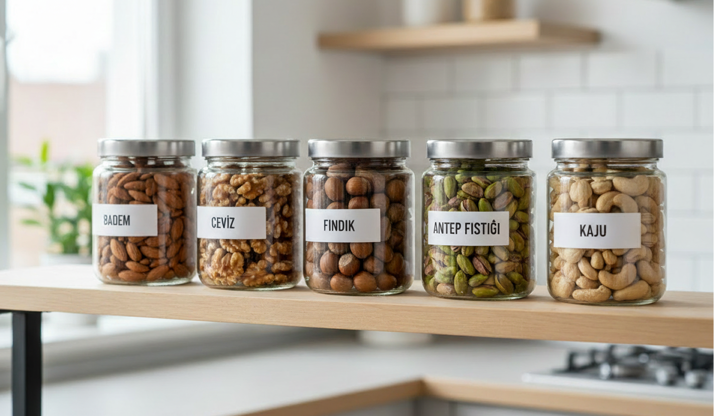 Doğru Saklama Yöntemleri: Kuruyemişler Nasıl Saklanır?